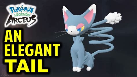 elegant tail pokemon|pokemon legends arceus tails.